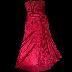 Jessica McClintock Red Prom Long Dress Size 14